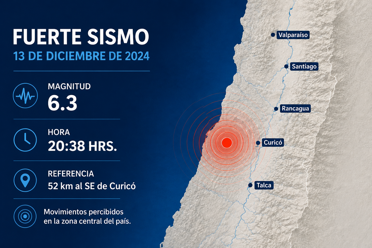 Sismos importantes